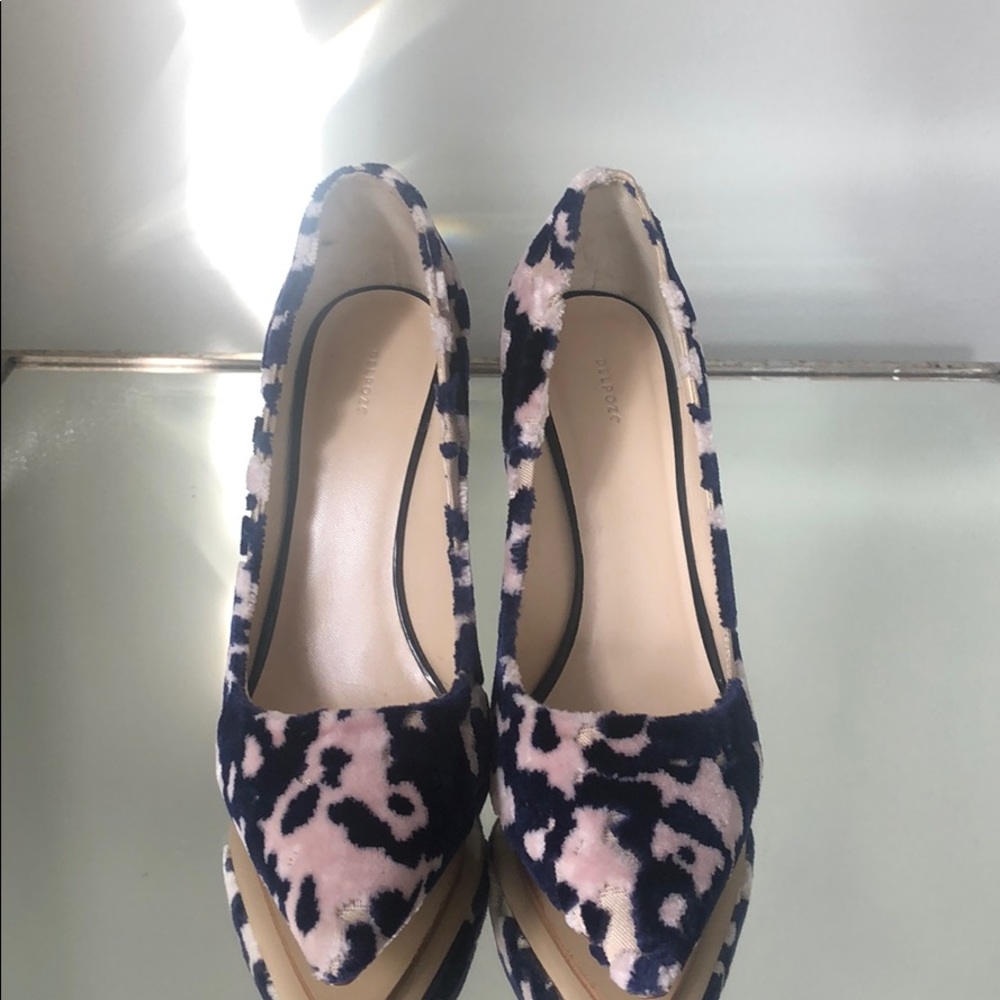 Delpozo Burnt Velvet Pumps - Picture 5 of 8